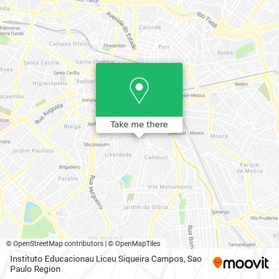 Instituto Educacionau Liceu Siqueira Campos map