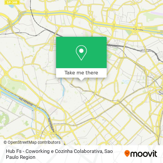 Hub Fs - Coworking e Cozinha Colaborativa map