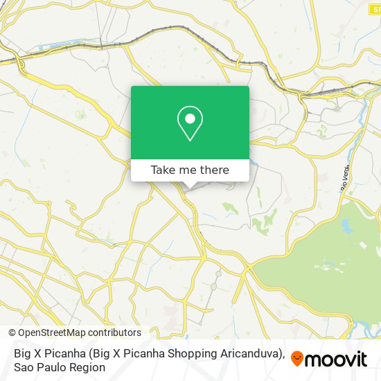 Big X Picanha (Big X Picanha Shopping Aricanduva) map