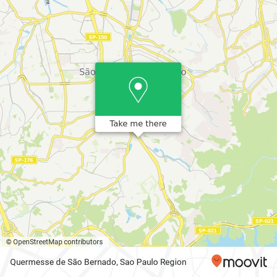 Quermesse de São Bernado map