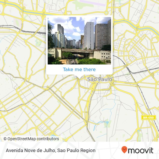 Avenida Nove de Julho map