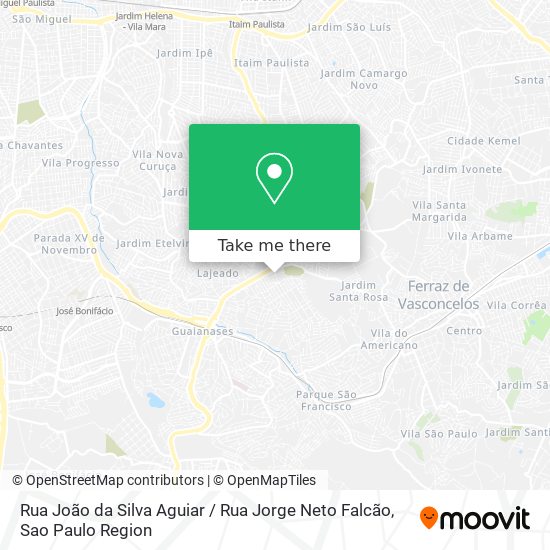 Rua João da Silva Aguiar / Rua Jorge Neto Falcão map