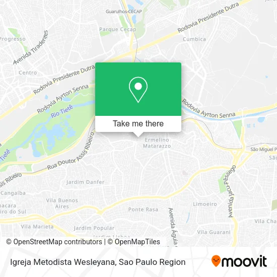 Igreja Metodista Wesleyana map