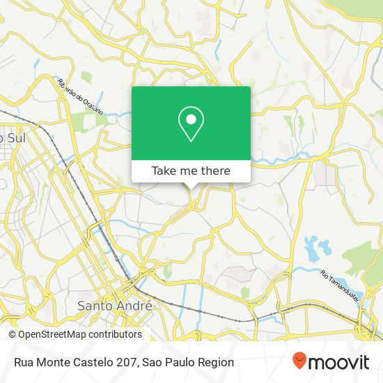 Rua Monte Castelo 207 map