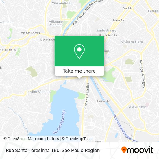 Rua Santa Teresinha 180 map