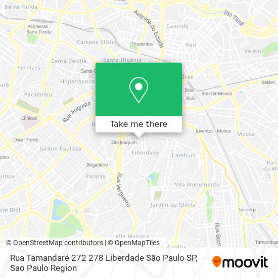 Rua Tamandaré  272 278   Liberdade   São Paulo   SP map