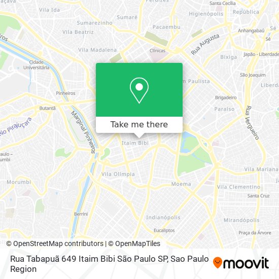 Rua Tabapuã   649   Itaim Bibi   São Paulo   SP map