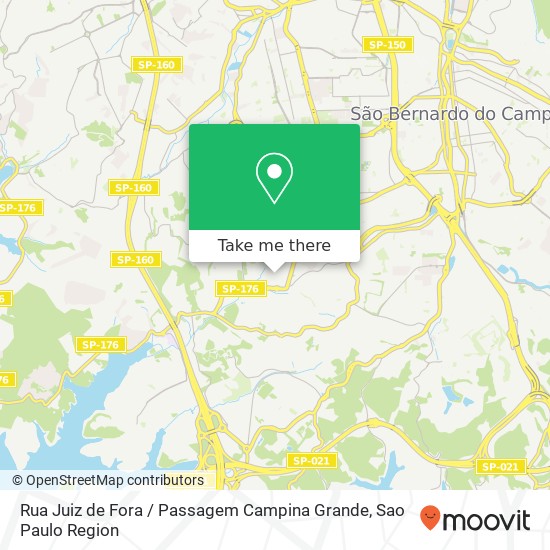 Rua Juiz de Fora / Passagem Campina Grande map