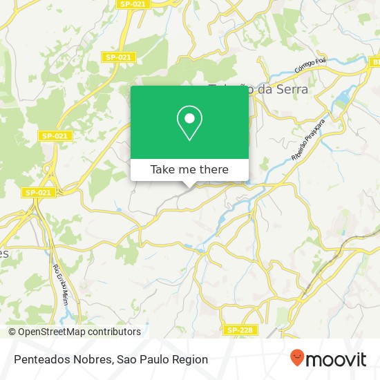 Penteados Nobres map