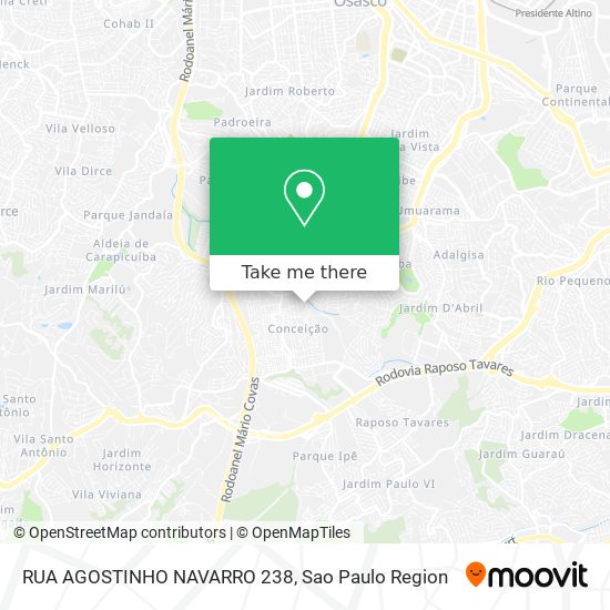 RUA AGOSTINHO NAVARRO 238 map
