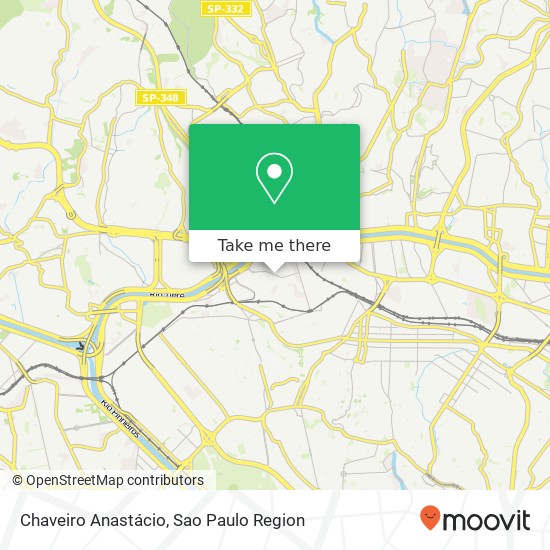 Chaveiro Anastácio map