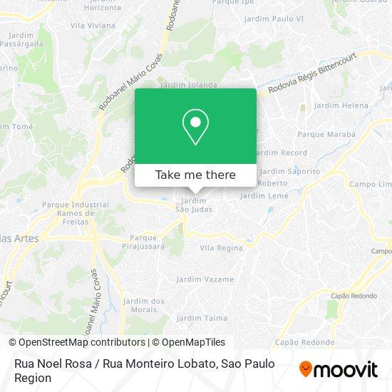 Rua Noel Rosa / Rua Monteiro Lobato map