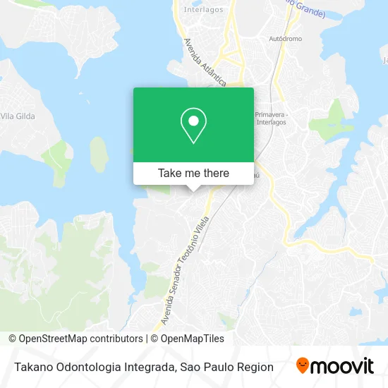 Takano Odontologia Integrada map