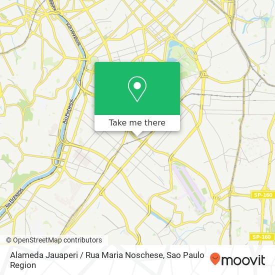Mapa Alameda Jauaperi / Rua Maria Noschese