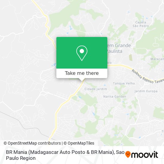 BR Mania (Madagascar Auto Posto & BR Mania) map
