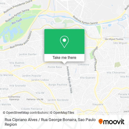 Rua Cipriano Alves / Rua George Bonaira map