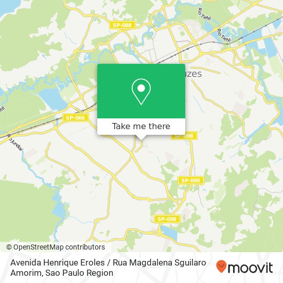 Mapa Avenida Henrique Eroles / Rua Magdalena Sguilaro Amorim