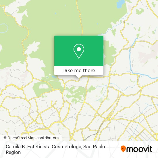 Mapa Camila B. Esteticista Cosmetóloga