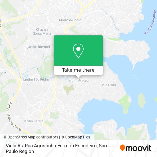 Mapa Viela A / Rua Agostinho Ferreira Escudeiro