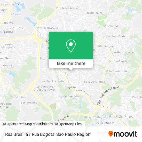 Rua Brasília / Rua Bogotá map