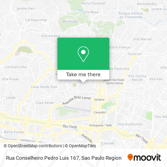 Rua Conselheiro Pedro Luis 167 map