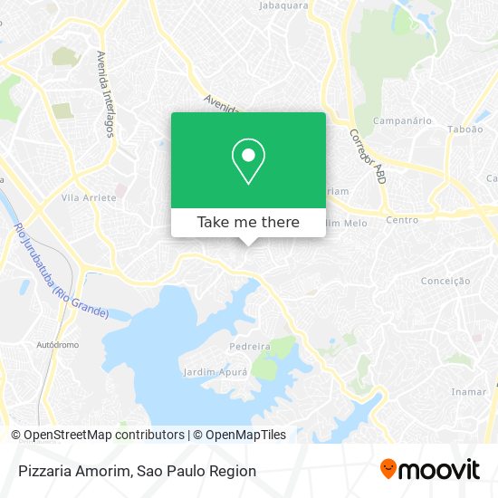 Pizzaria Amorim map