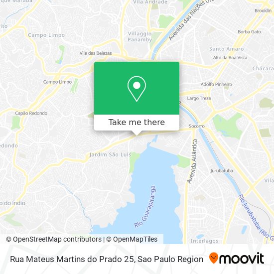 Rua Mateus Martins do Prado 25 map