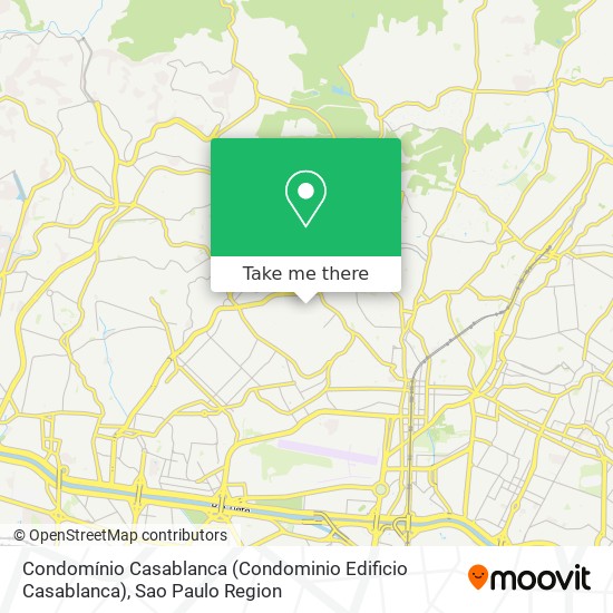 Mapa Condomínio Casablanca (Condominio Edificio Casablanca)