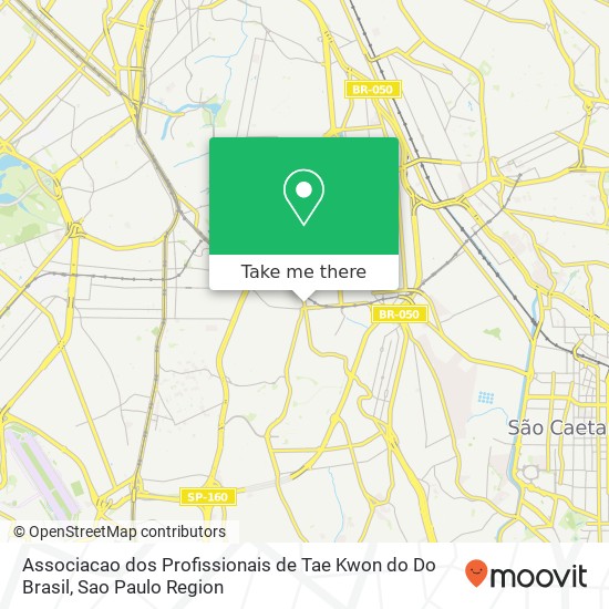 Associacao dos Profissionais de Tae Kwon do Do Brasil map