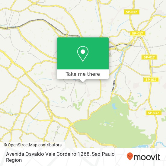 Avenida Osvaldo Vale Cordeiro  1268 map