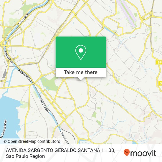 Mapa AVENIDA SARGENTO GERALDO SANTANA 1 100