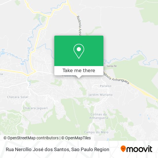 Rua Nercílio José dos Santos map