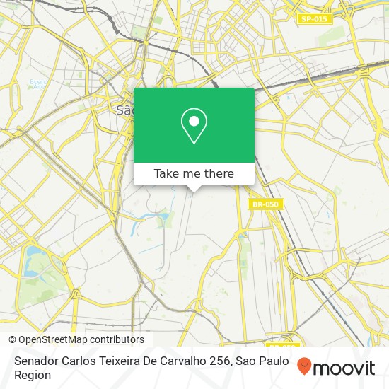 Senador Carlos Teixeira De Carvalho 256 map