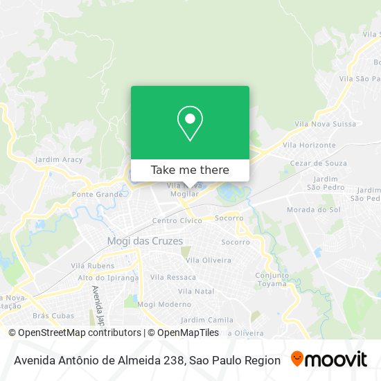 Avenida Antônio de Almeida 238 map