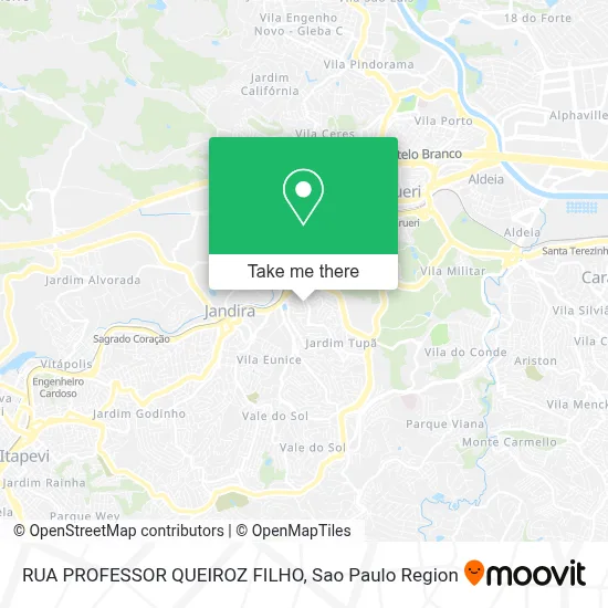 RUA PROFESSOR QUEIROZ FILHO map