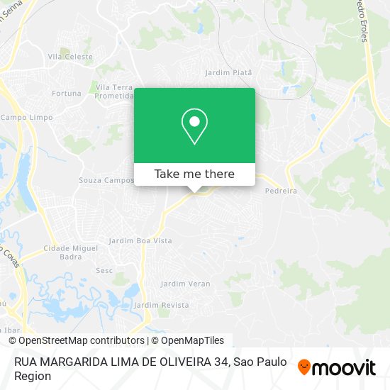 RUA MARGARIDA LIMA DE OLIVEIRA  34 map