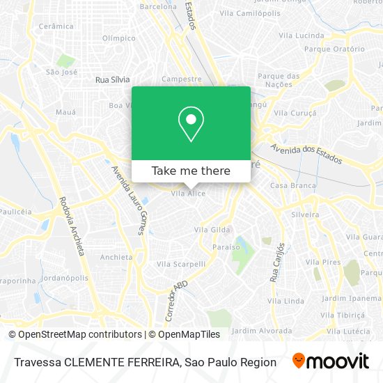 Travessa CLEMENTE FERREIRA map