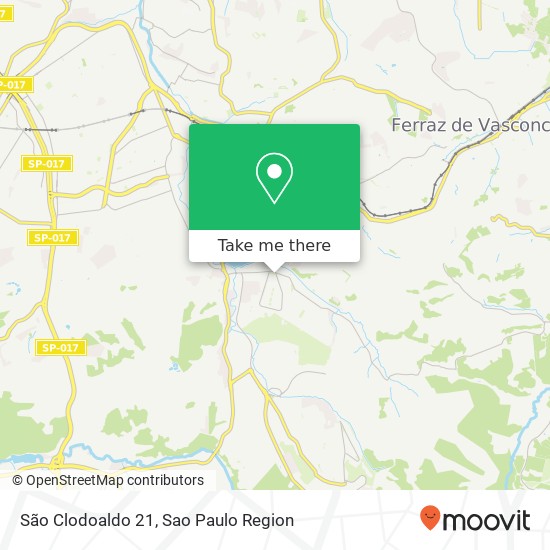 São Clodoaldo 21 map