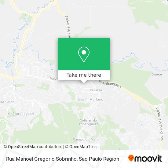 Rua Manoel Gregorio Sobrinho map