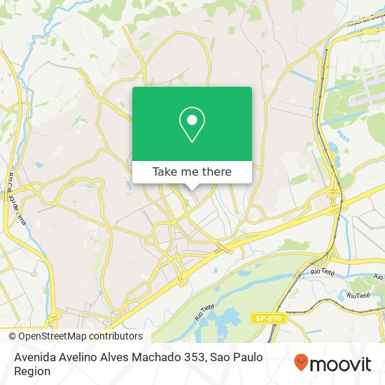 Avenida Avelino Alves Machado 353 map