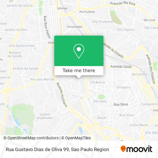 Rua Gustavo Dias de Oliva 99 map