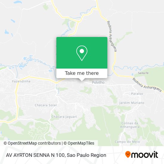 AV AYRTON SENNA N  100 map