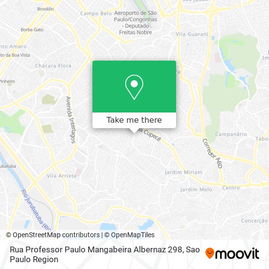 Mapa Rua Professor Paulo Mangabeira Albernaz 298