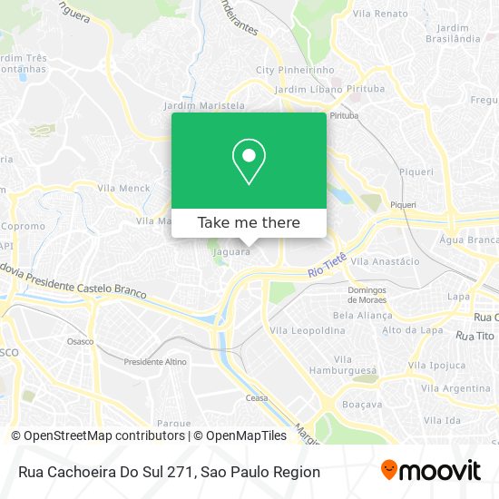 Mapa Rua Cachoeira Do Sul  271