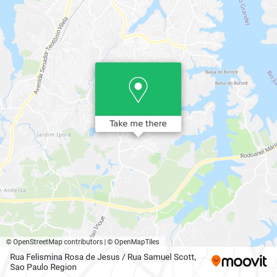 Rua Felismina Rosa de Jesus / Rua Samuel Scott map