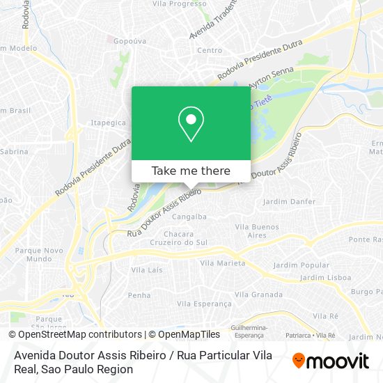 Avenida Doutor Assis Ribeiro / Rua Particular Vila Real map