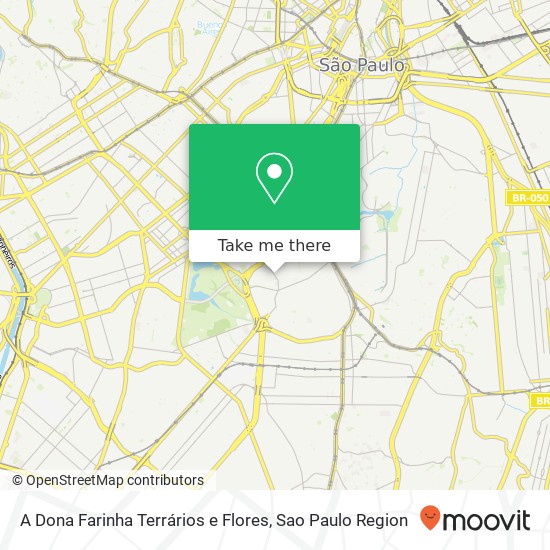 A Dona Farinha Terrários e Flores map