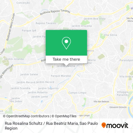 Mapa Rua Rosalina Schultz / Rua Beatriz Maria