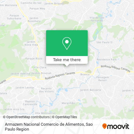 Armazem Nacional Comercio de Alimentos map