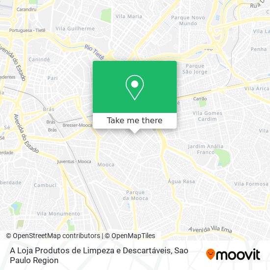 A Loja Produtos de Limpeza e Descartáveis map